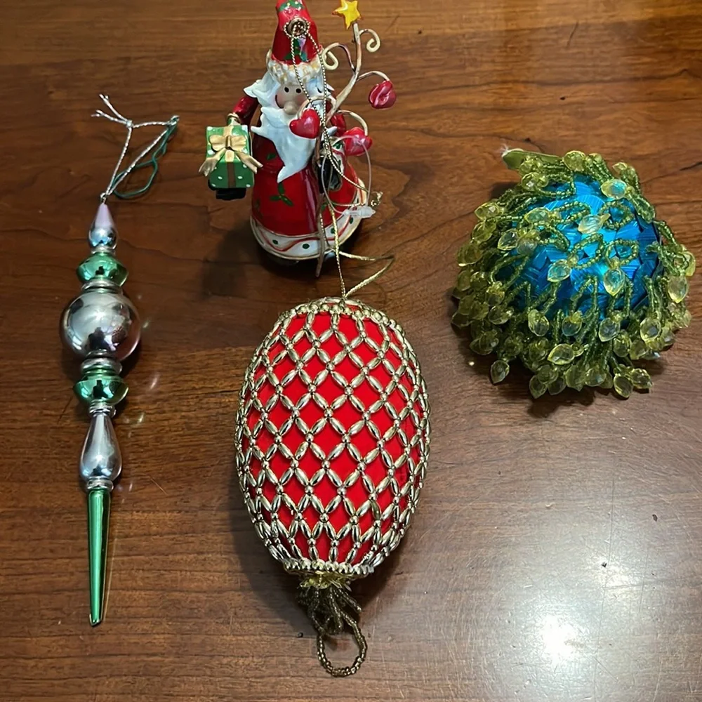Vintage Pier One Christmas‎ Ornaments Bundle